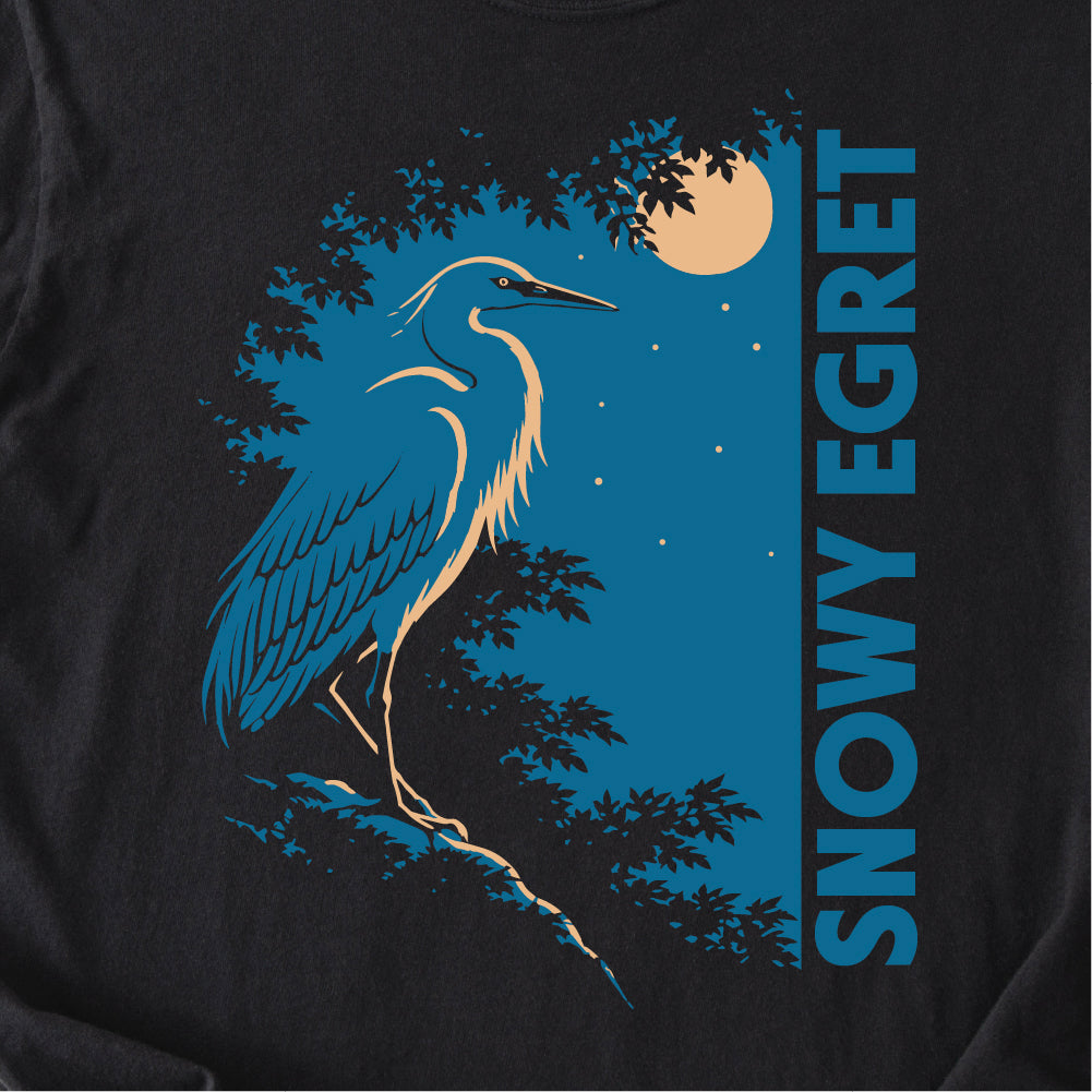 Snowy Egret Tshirt