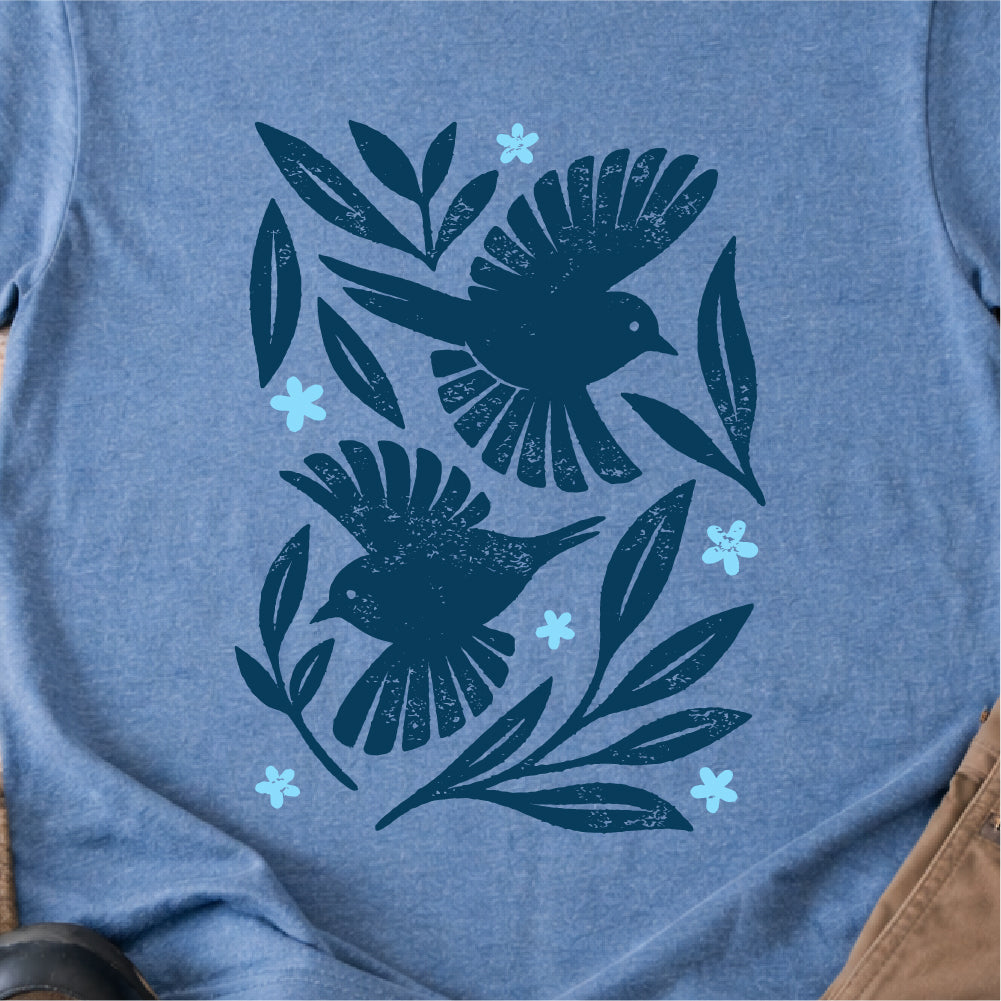 Folk Art Bird Tshirt