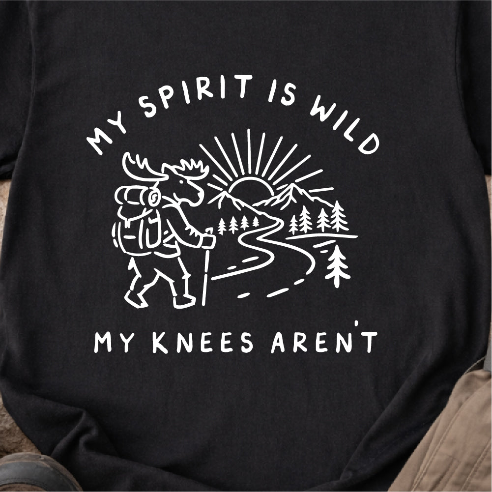 My Spirit Is Wild Moose Tshirt