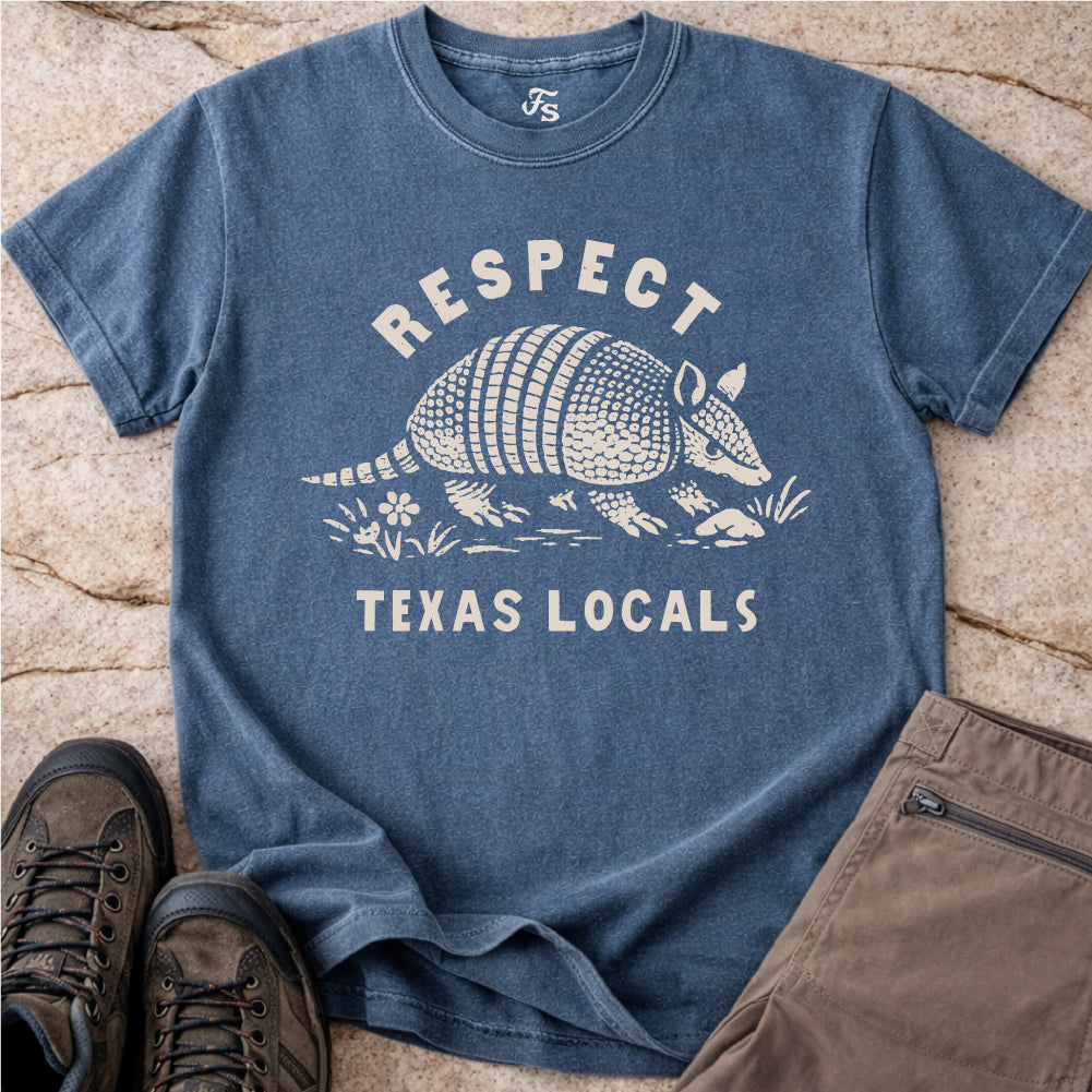 Texas Locals Armadillo Tshirt