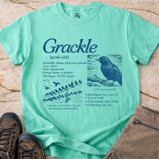 Grackle Encyclopedia Tshirt