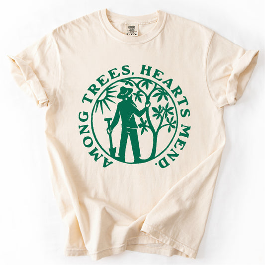 Among Trees Hearts Mend T-shirt