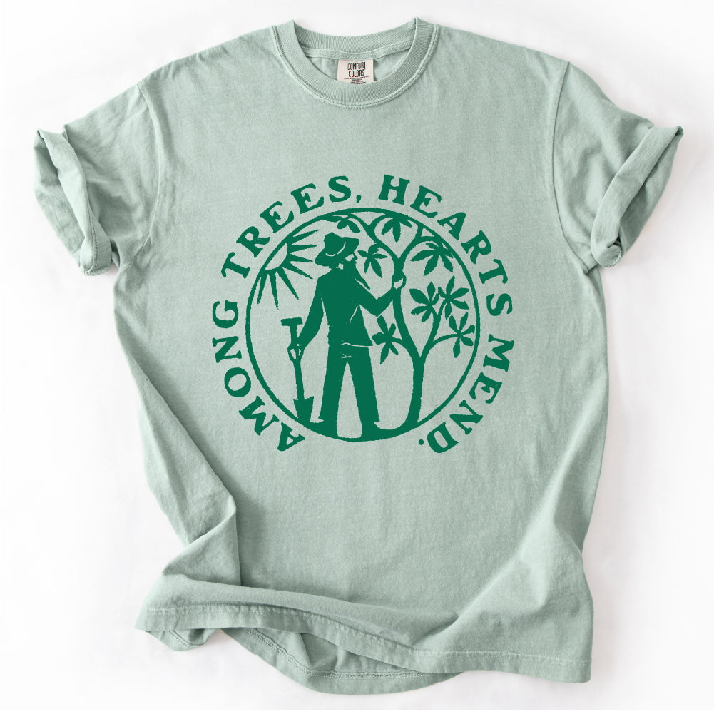Among Trees Hearts Mend T-shirt
