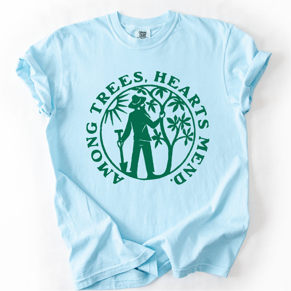 Among Trees Hearts Mend T-shirt