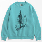 Mountainside Pine Trees Sweater
