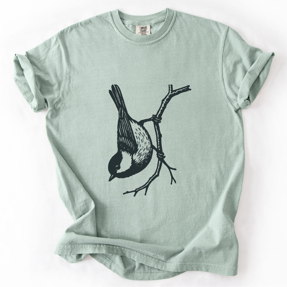 Chickadee T-shirt, Birdwatcher Nature Tee
