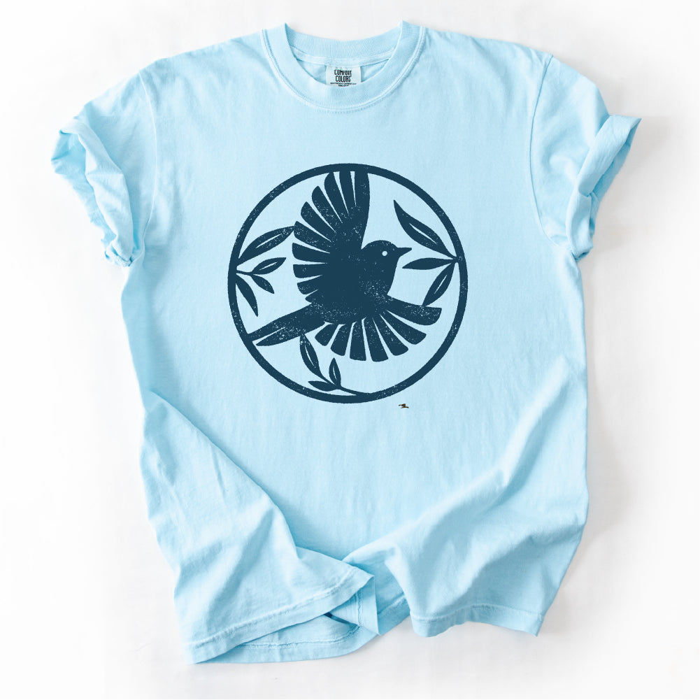 Peace Dove Circle Bird Tshirt