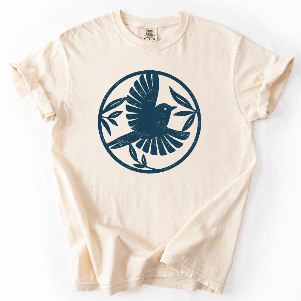 Peace Dove Circle Bird Tshirt