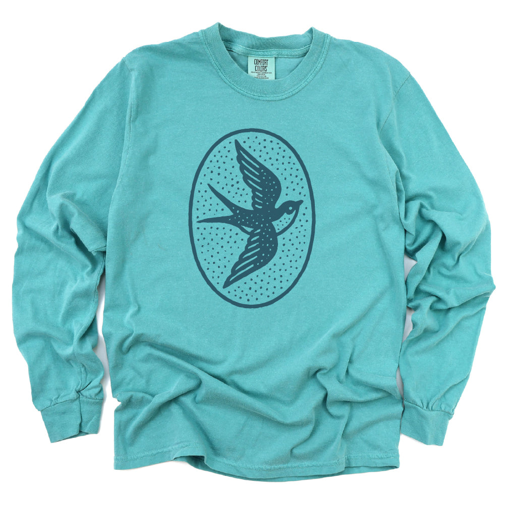 Swallow Bird Long Sleeve Shirt