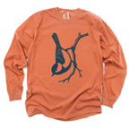 Chickadee Bird Long Sleeve Tee