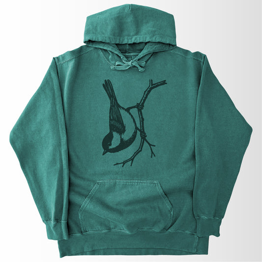 Chickadee on a Branch Hoodie