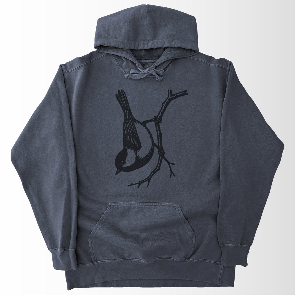 Chickadee on a Branch Hoodie