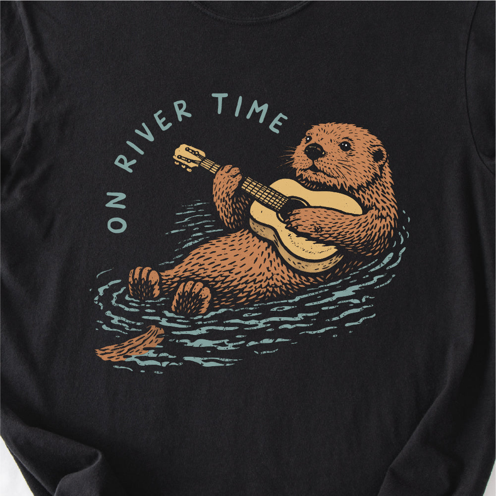 River Time Otter Tshirt
