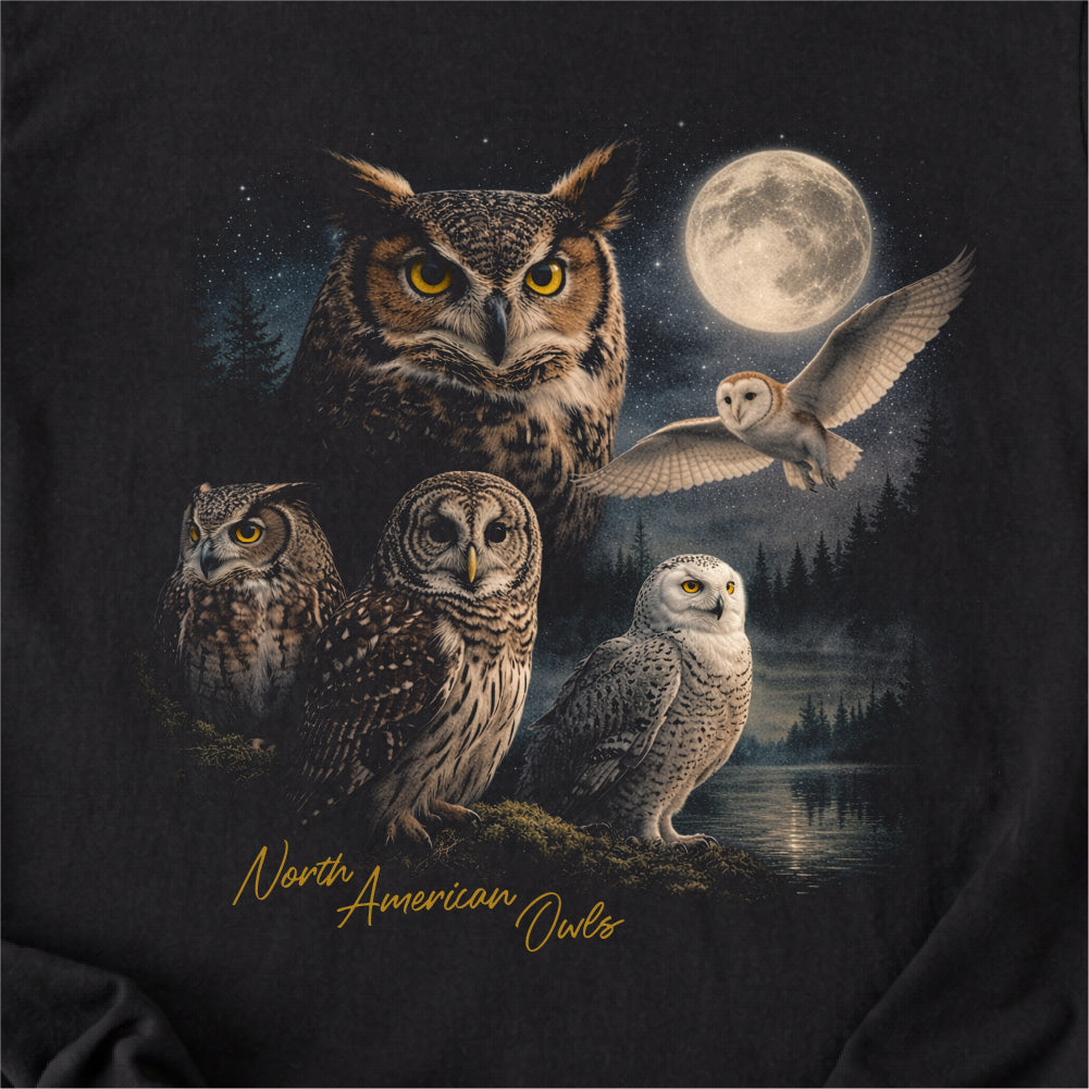Owls Retro Tshirt