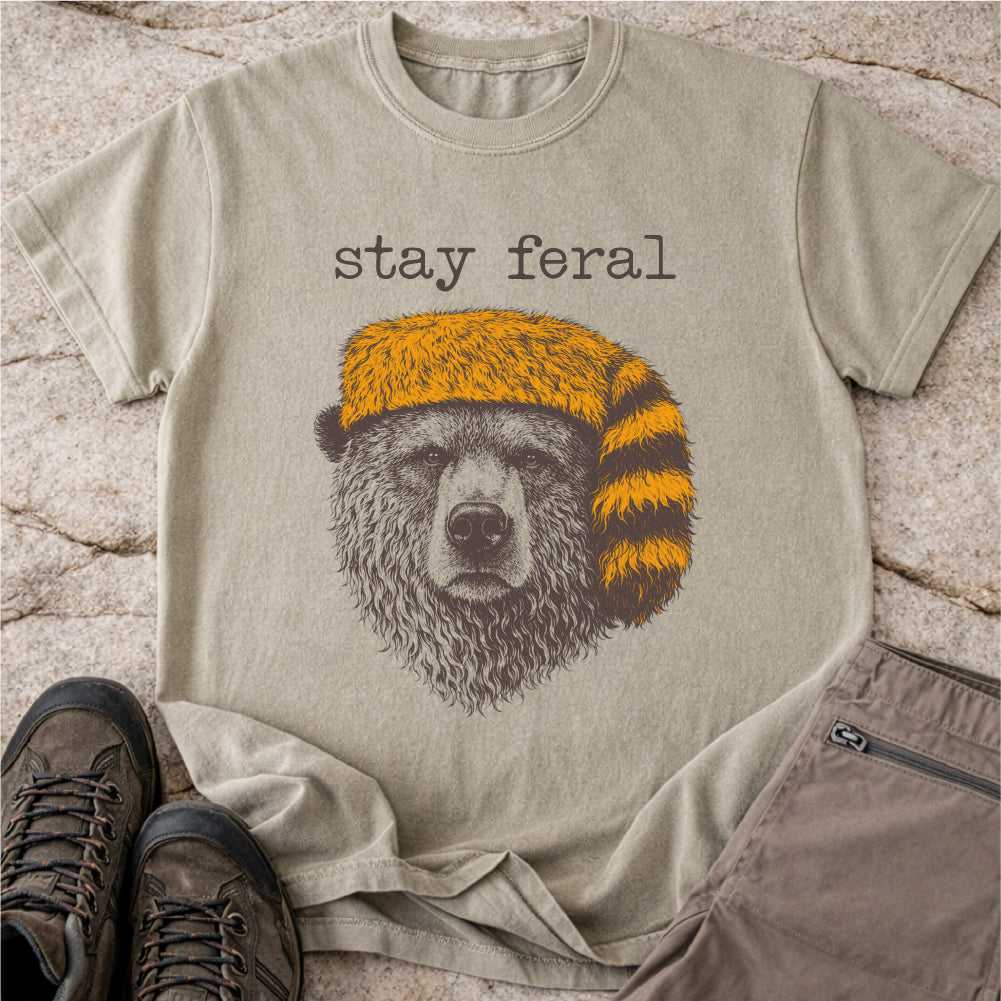 Stay Feral Bear Tshirt
