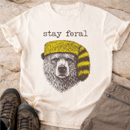 Stay Feral Bear Tshirt