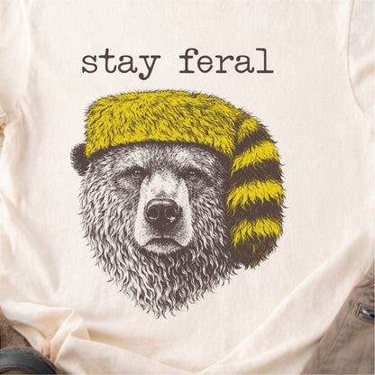 Stay Feral Bear Tshirt