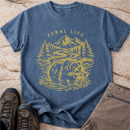 Feral Life Bear Tshirt