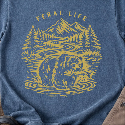 Feral Life Bear Tshirt