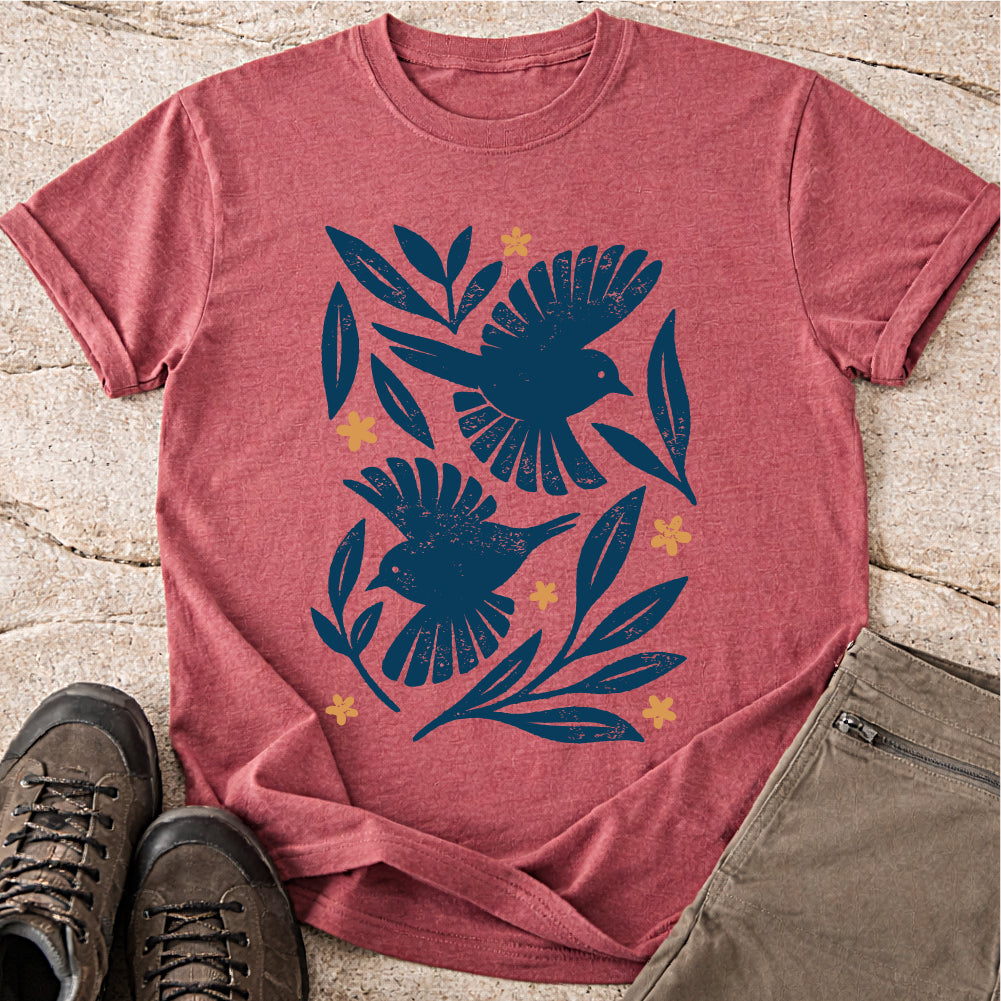 Folk Art Bird Tshirt
