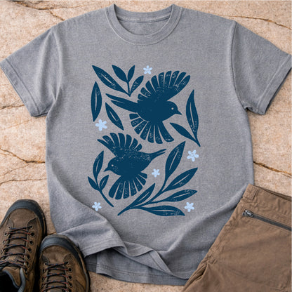 Folk Art Bird Tshirt