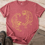 Two Wolves Fighting Tshirt