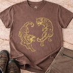Two Wolves Fighting Tshirt