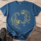 Two Wolves Fighting Tshirt