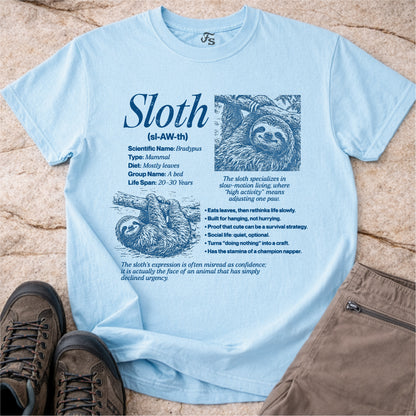 Sloth Definition Tshirt