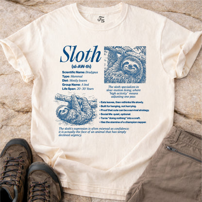 Sloth Definition Tshirt