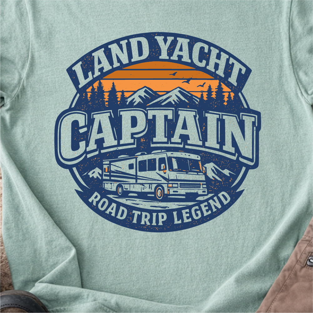 Land Yacht Captain Tshirt