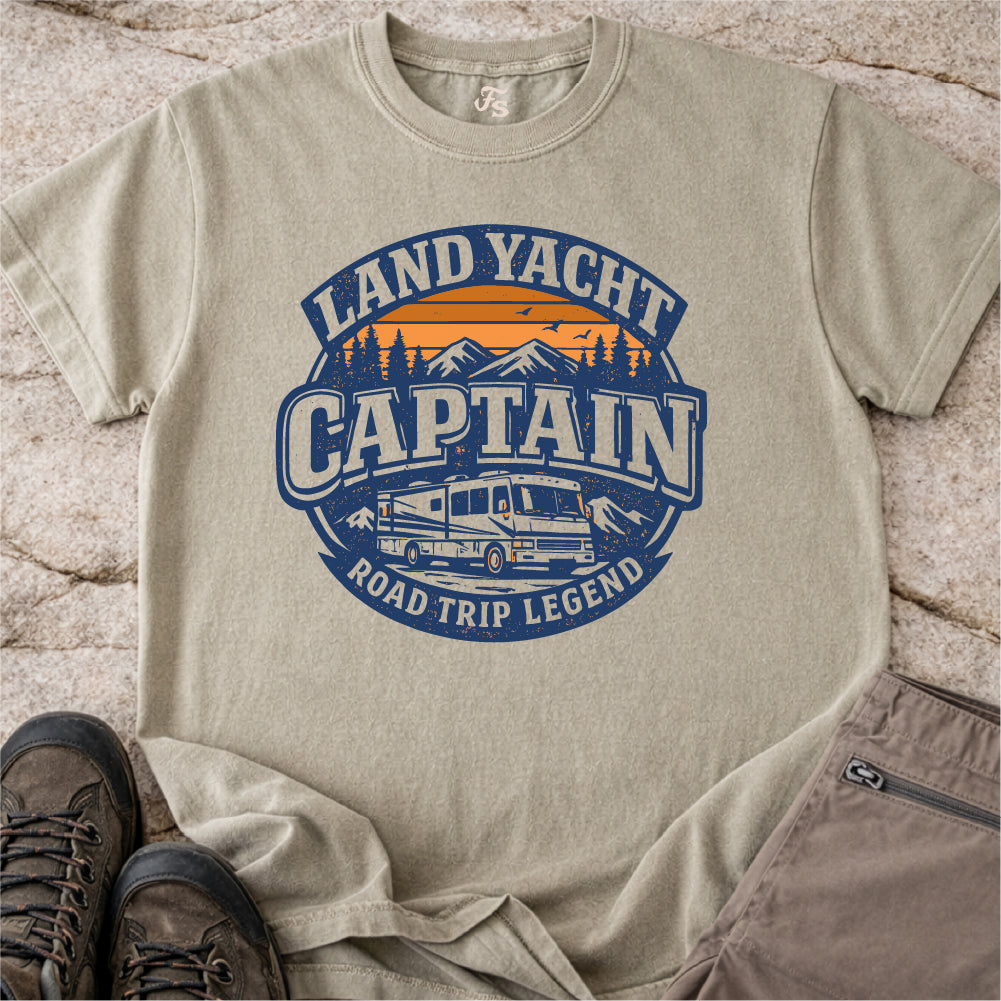 Land Yacht Captain Tshirt