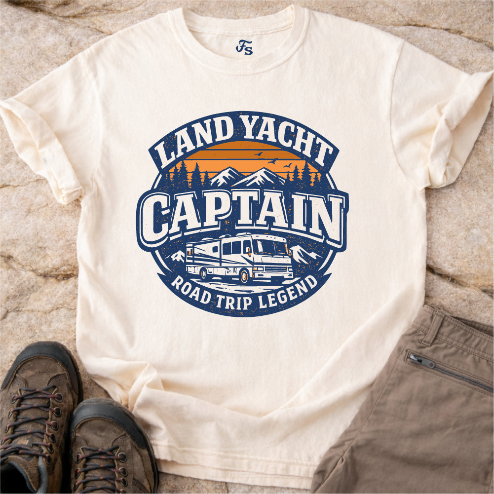 Land Yacht Captain Tshirt