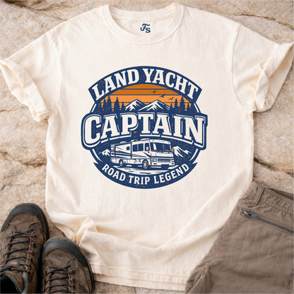 Land Yacht Captain Tshirt