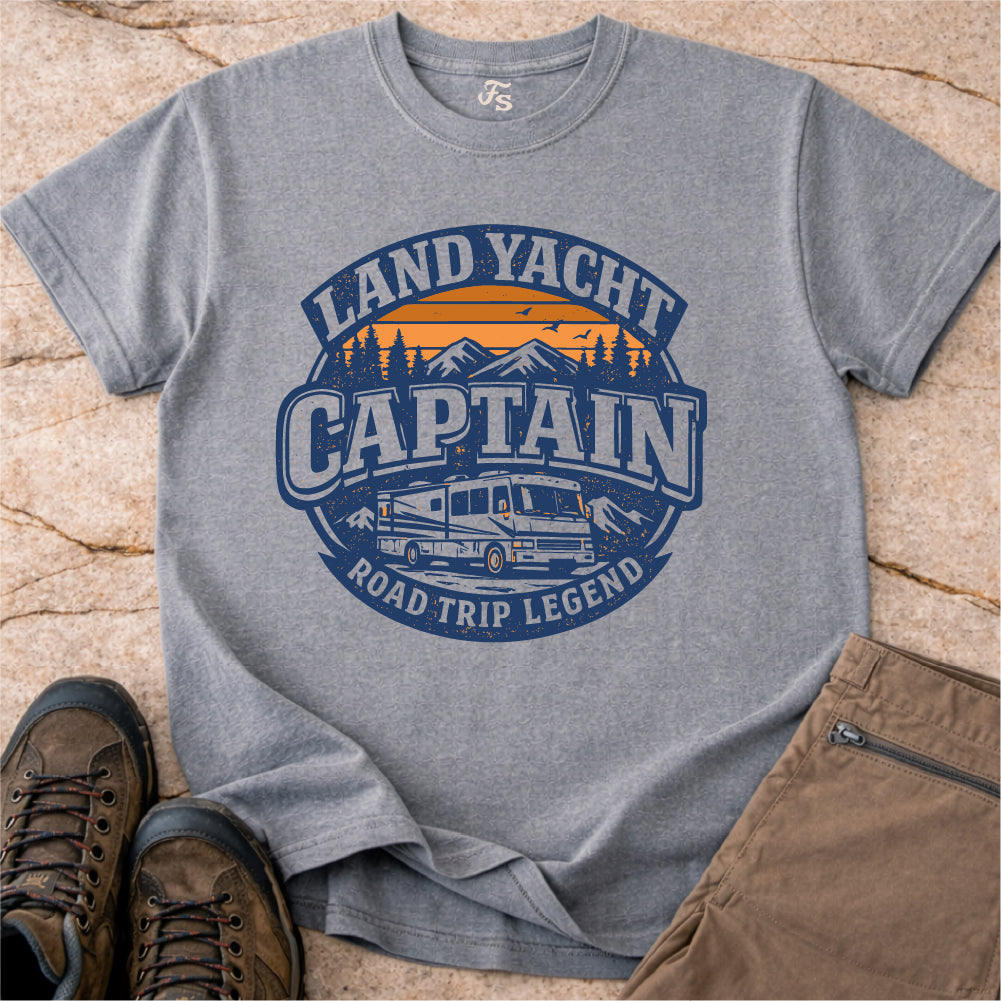 Land Yacht Captain Tshirt