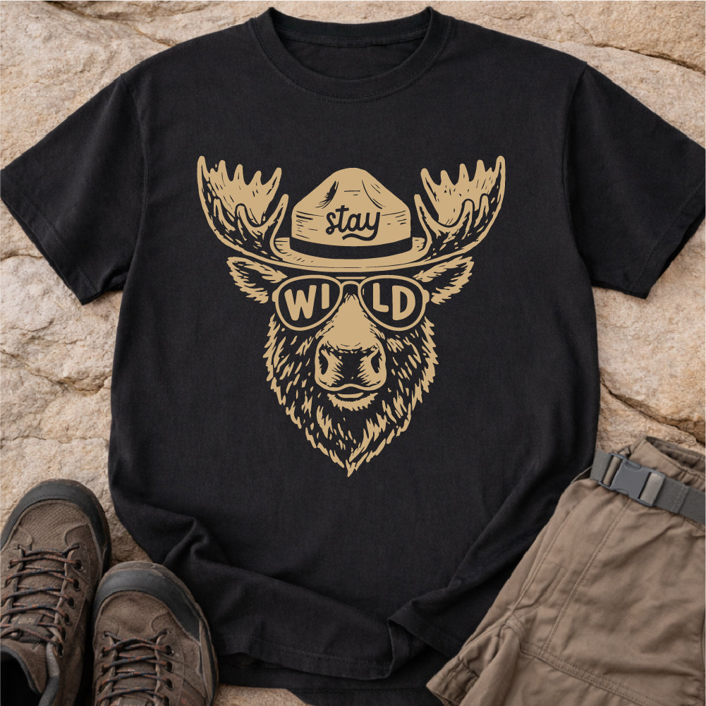 Stay Wild Moose Tshirt