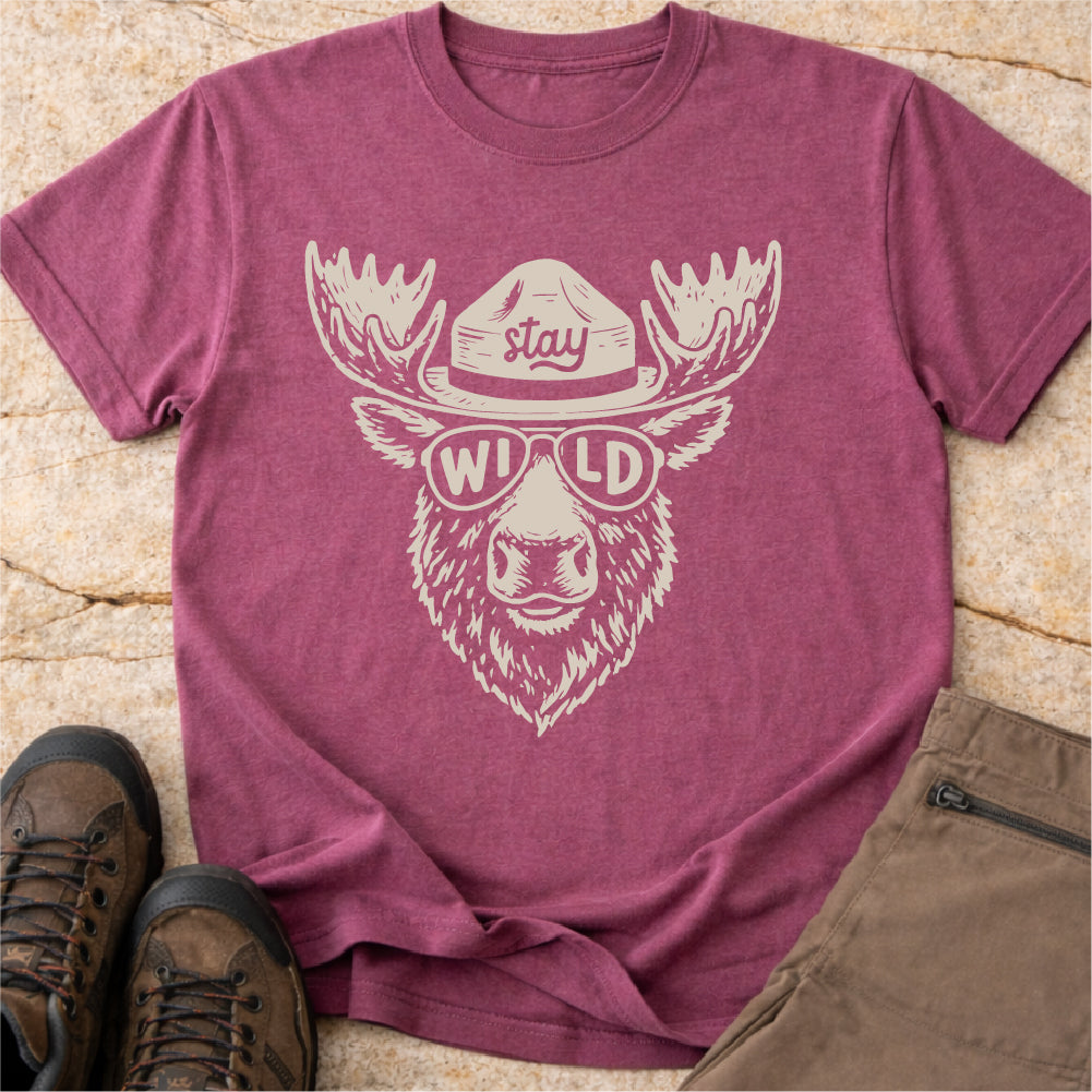 Stay Wild Moose Tshirt