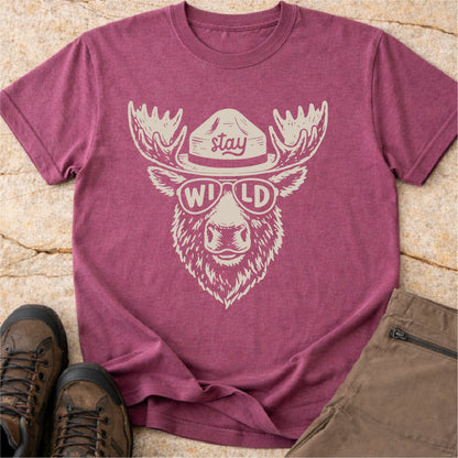Stay Wild Moose Tshirt