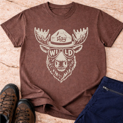 Stay Wild Moose Tshirt
