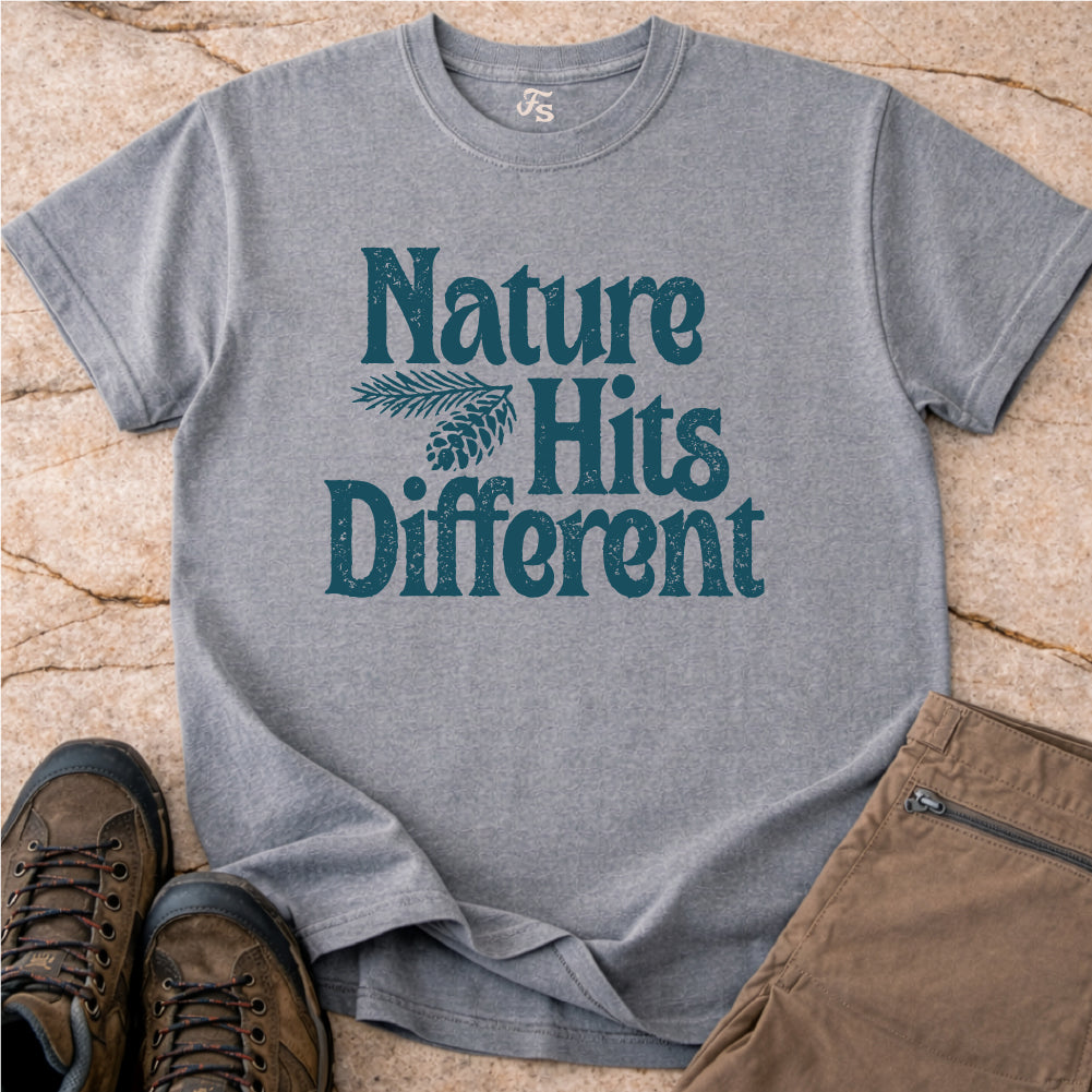 Nature Hits Different T-shirt