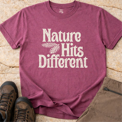 Nature Hits Different T-shirt