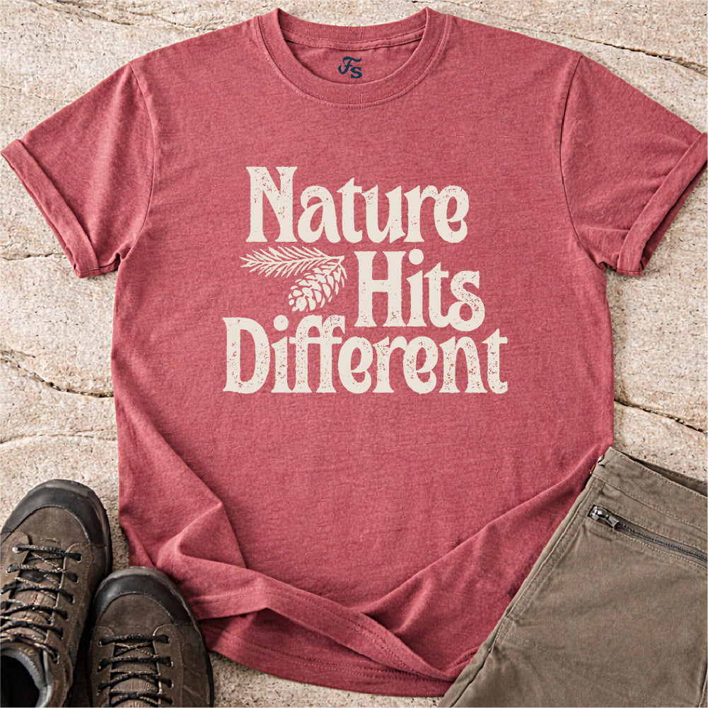 Nature Hits Different T-shirt