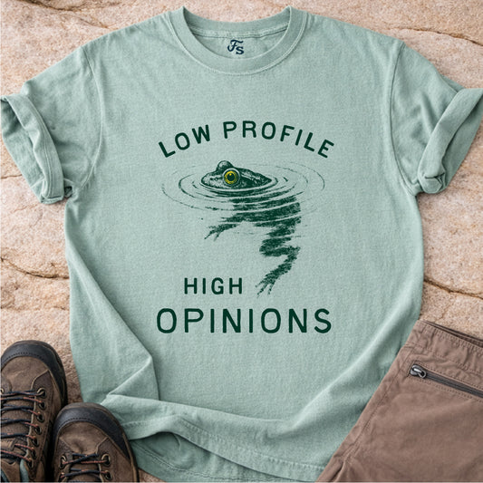 High Opinions Frog Tshirt