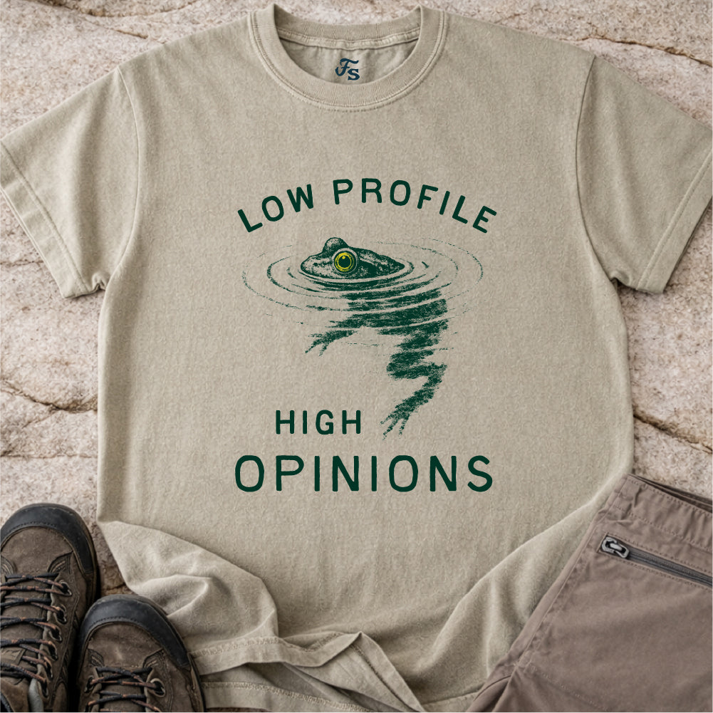 High Opinions Frog Tshirt