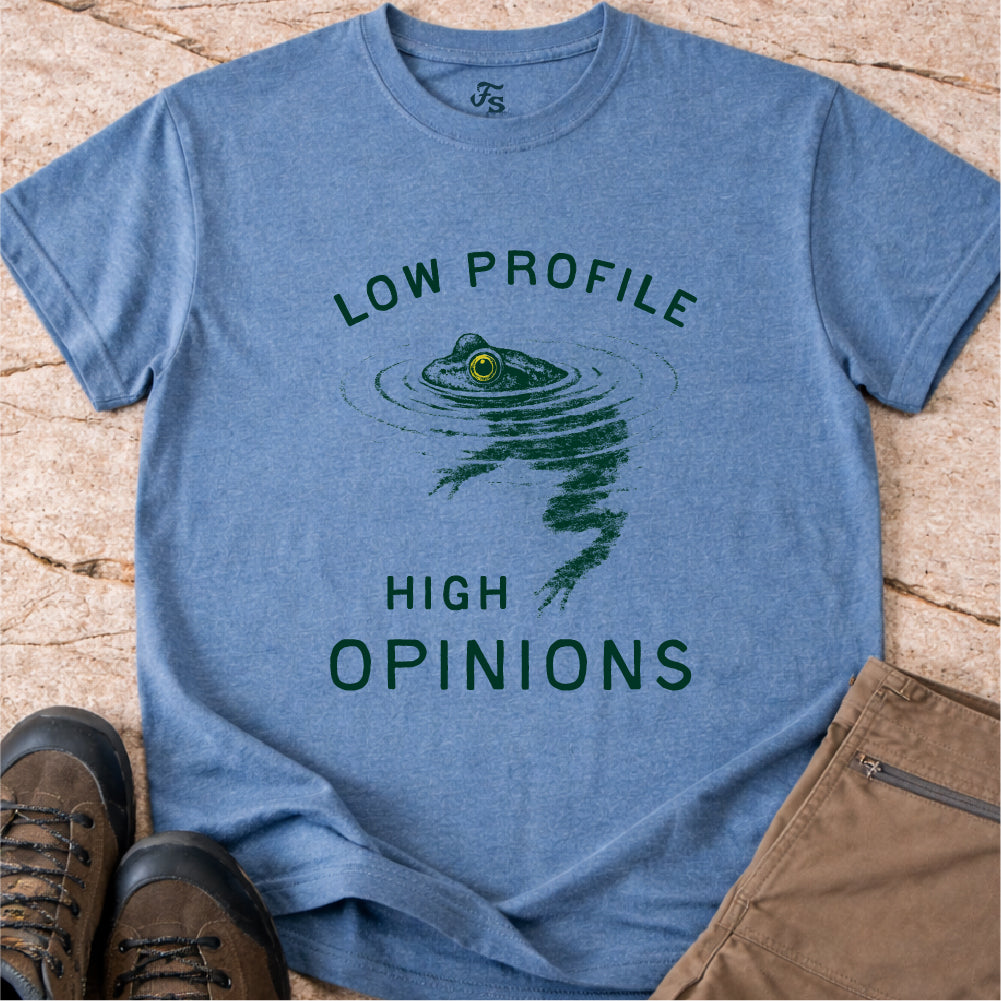High Opinions Frog Tshirt