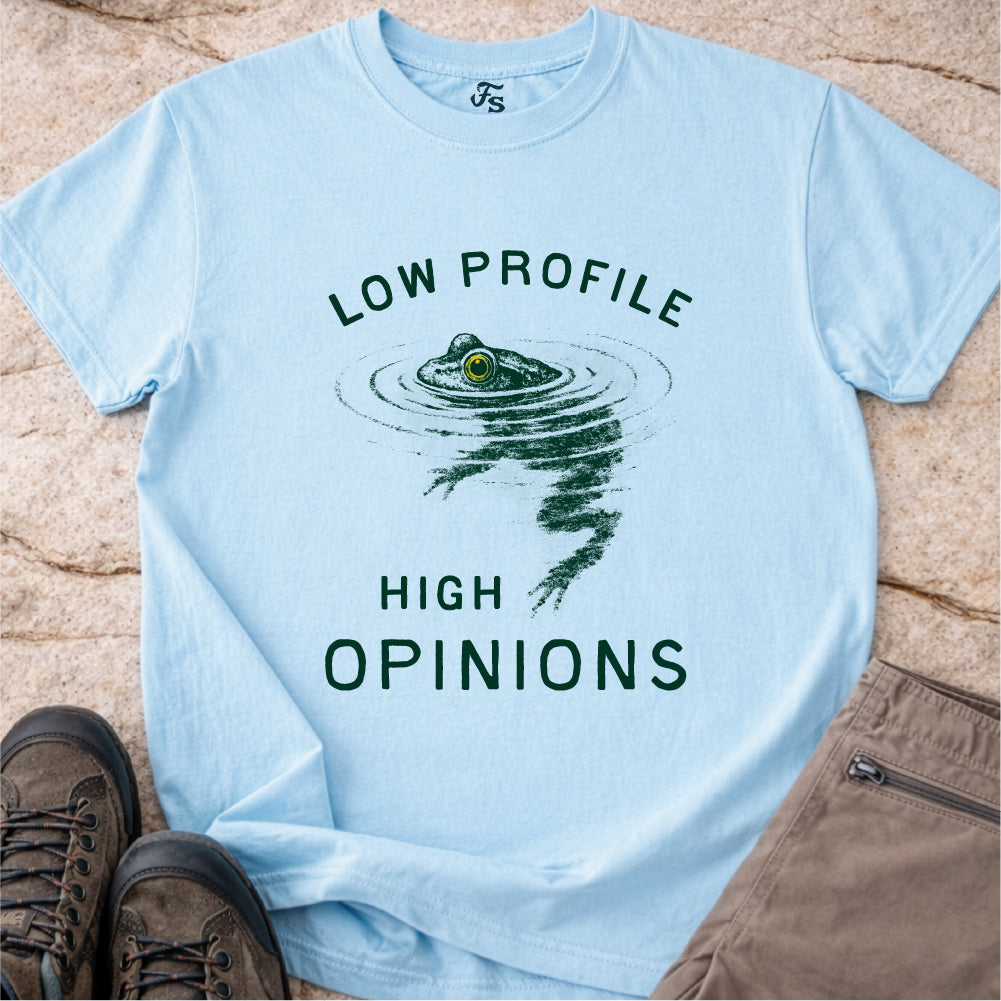 High Opinions Frog Tshirt