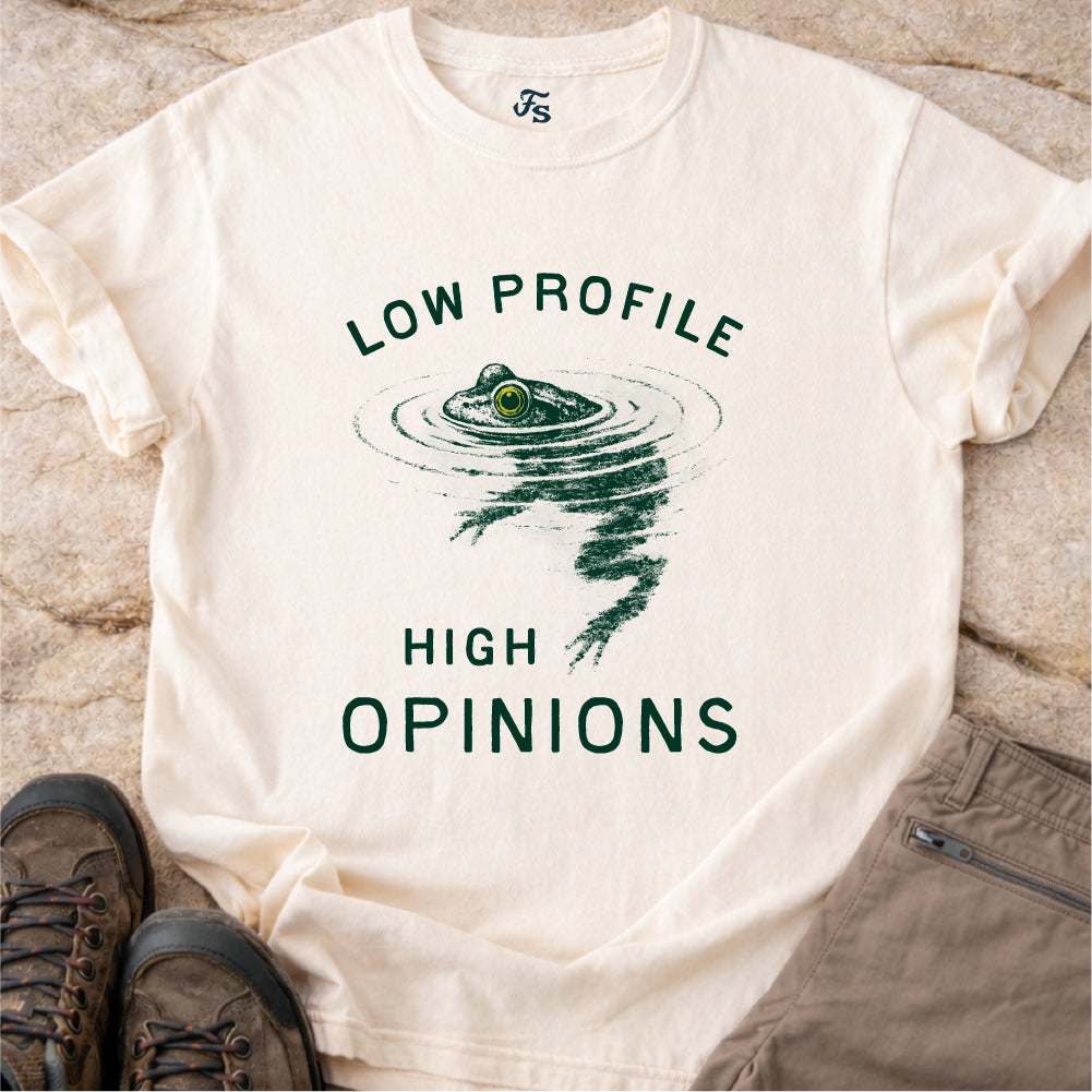 High Opinions Frog Tshirt