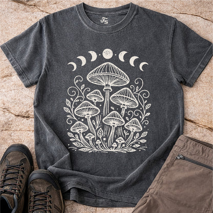 Mushroom Moon Phases Tshirt