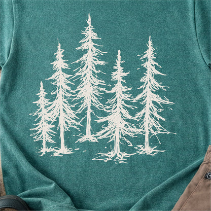 Minimal Pine Trees Tshirt