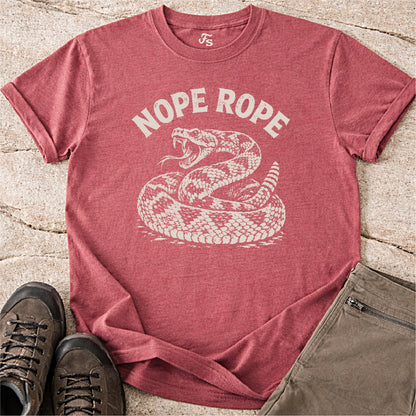 Nope Rope Rattlesnake Tshirt